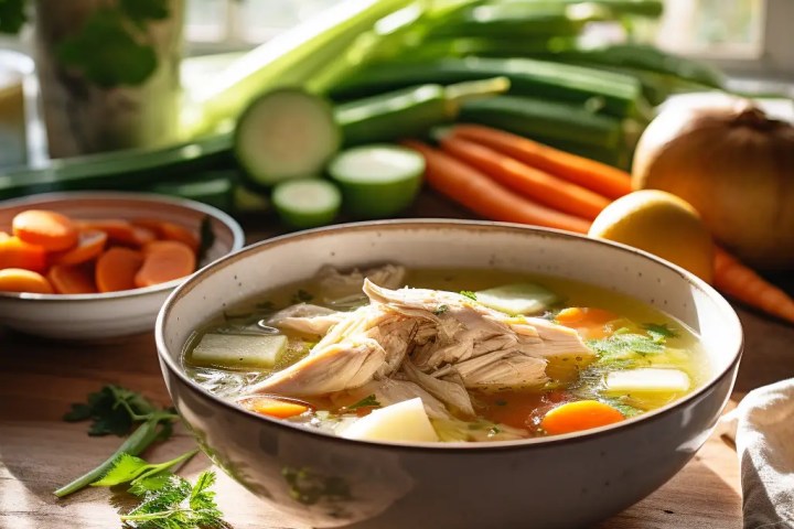chicken soup, postpartum soup recipes