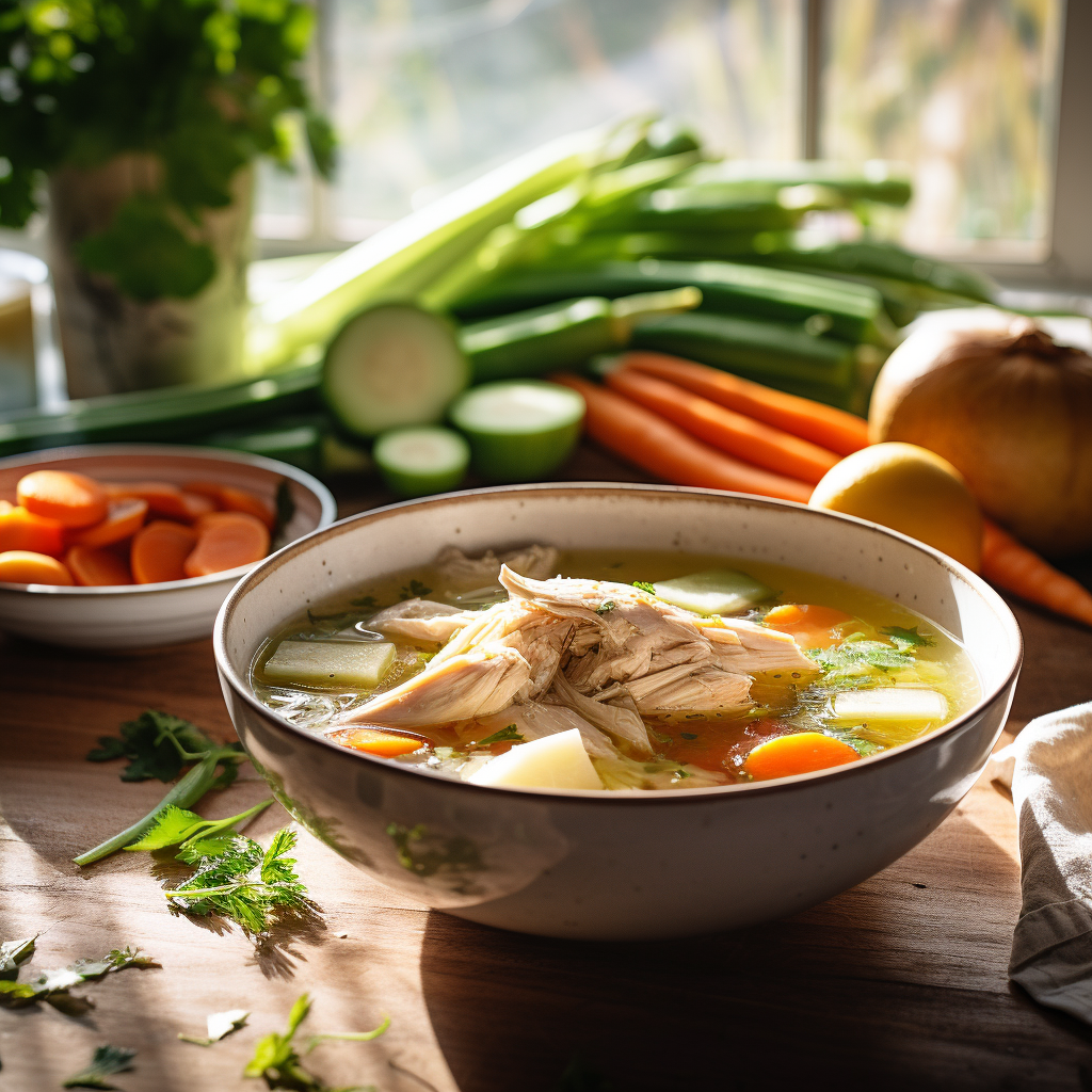 chicken soup, postpartum soup recipes